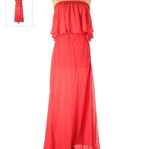 Show me Your Mumu Large Coral Pink Dress